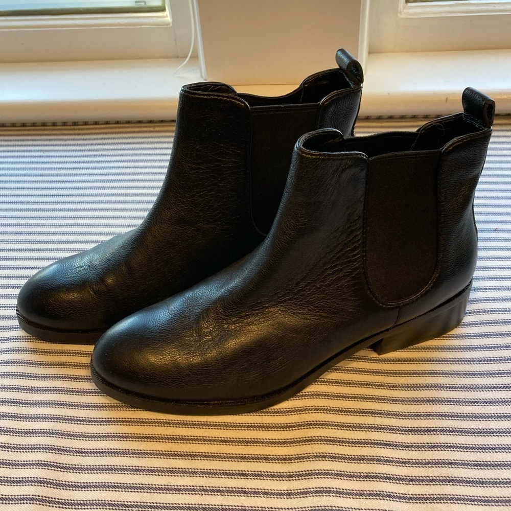 NEW without box Cole Haan Women’s Black Leather Chelsea Ankle Boots - Size 7 - Picture 8 of 8